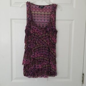 Small ruffle tank top